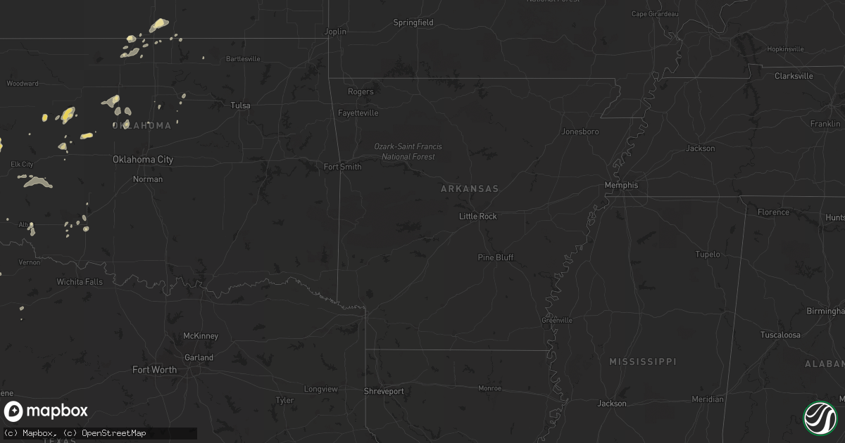 Hail map in Maryland on August 25, 2012