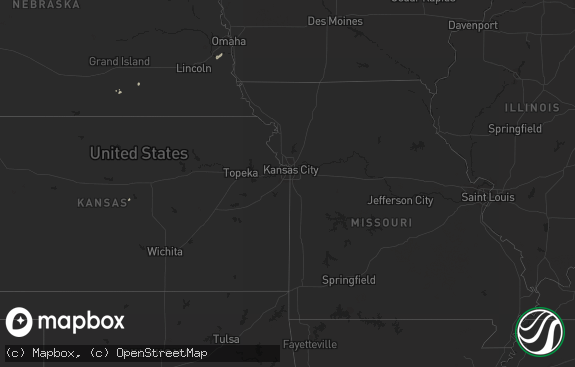 Hail map preview on 08-29-2011