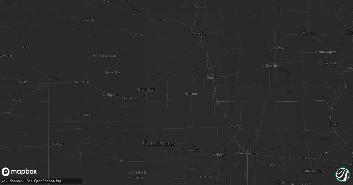 Hail map in North Dakota on August 30, 2016