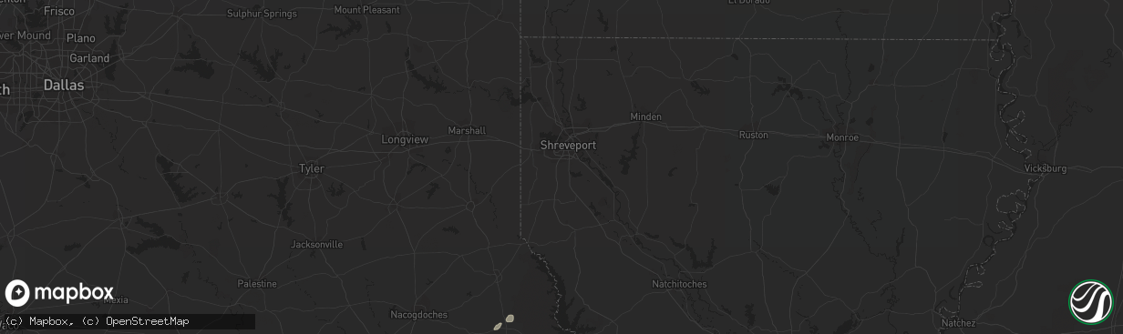 Hail map in Groveton, TX on August 31, 2012