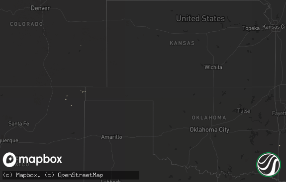 Hail map preview on 08-31-2015