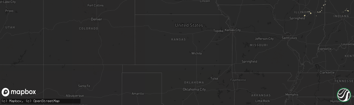 Hail map in South Dakota on September 1, 2015