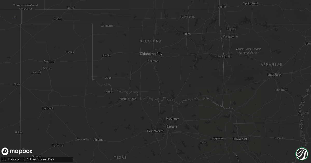 Hail map on September 1, 2015