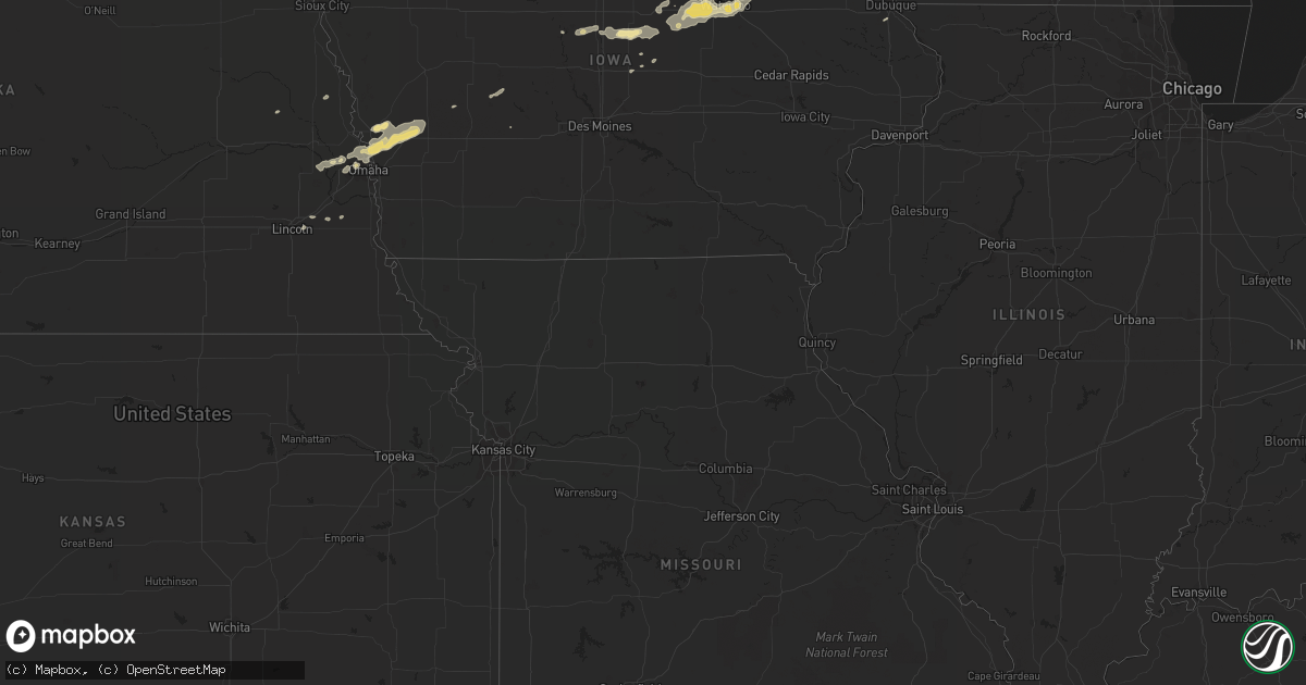 Hail map in Wisconsin on September 2, 2011