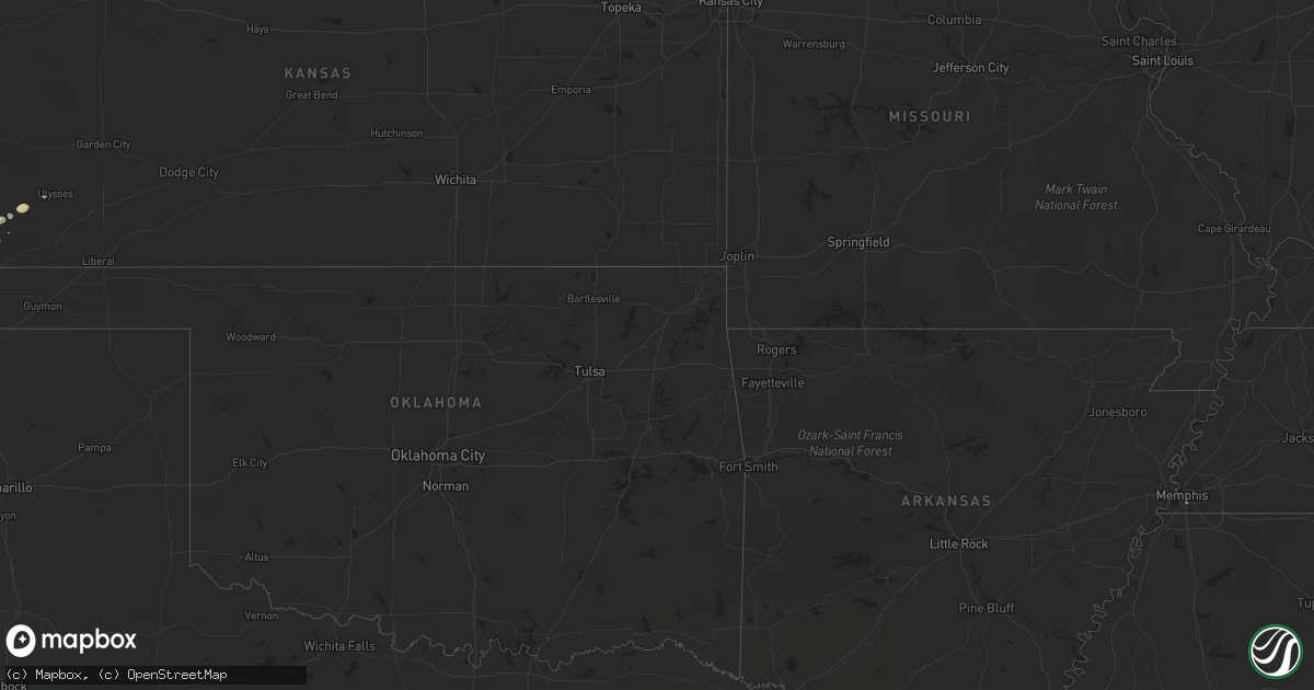 Hail map on September 2, 2011