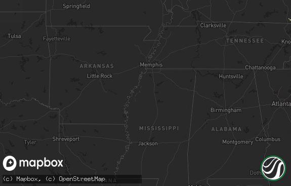 Hail map preview on 09-03-2011