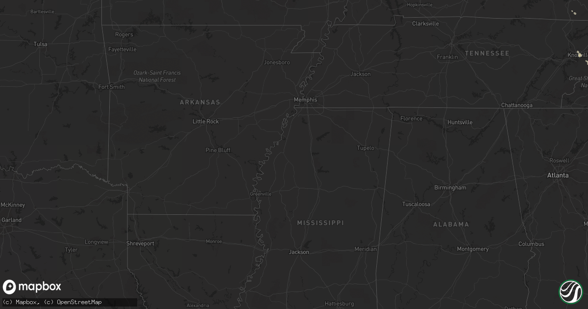 Hail map on September 3, 2011