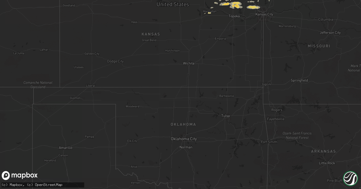 Hail map on September 3, 2012