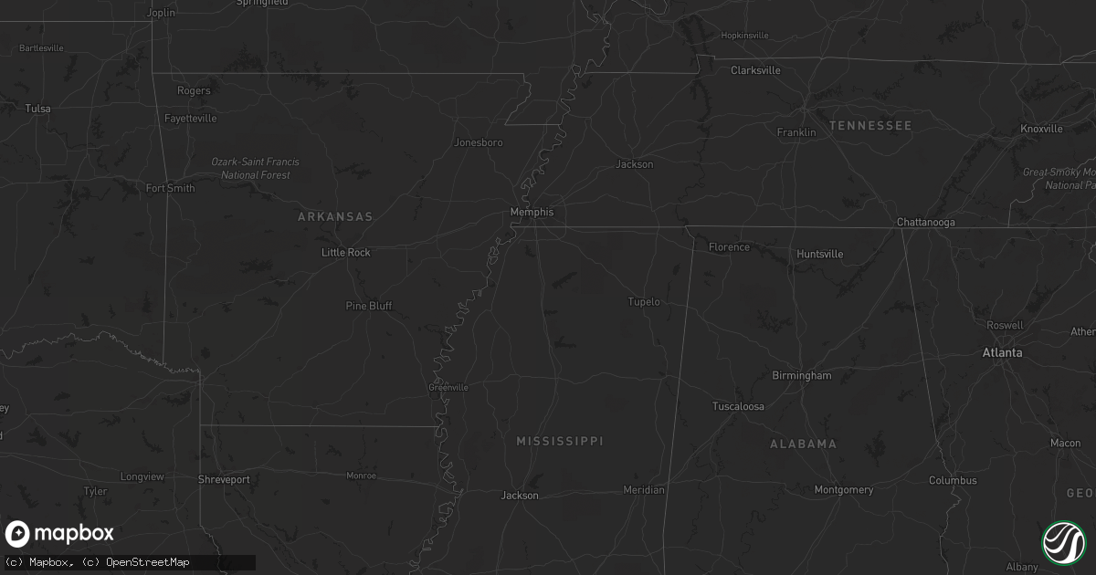 Hail map on September 4, 2011