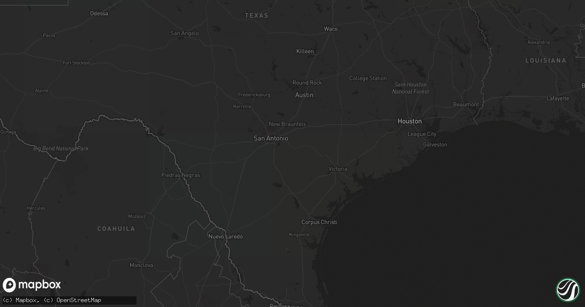 Hail map on September 5, 2011