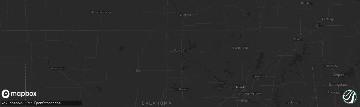 Hail map in Sells, AZ on September 5, 2018