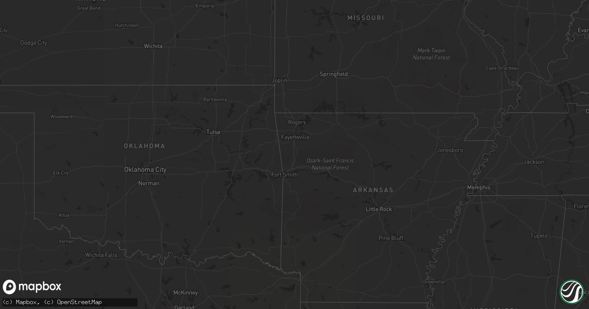 Hail map on September 5, 2018