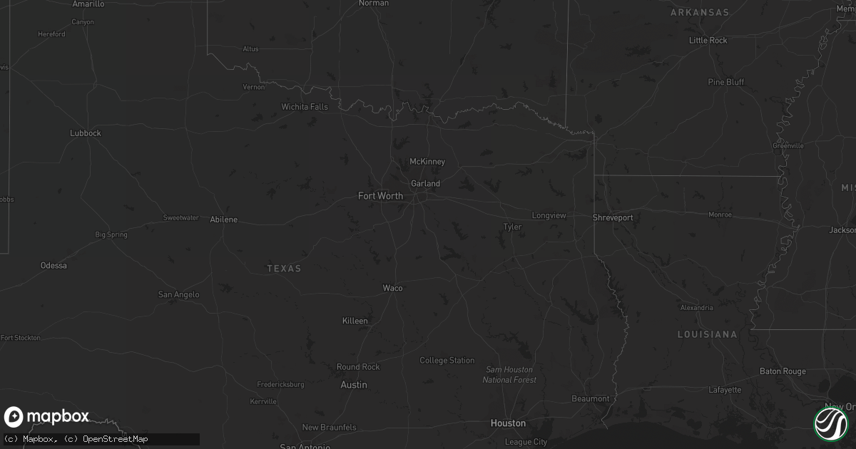 Hail map on September 6, 2011