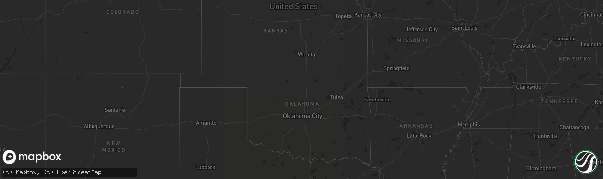 Hail map on September 6, 2017