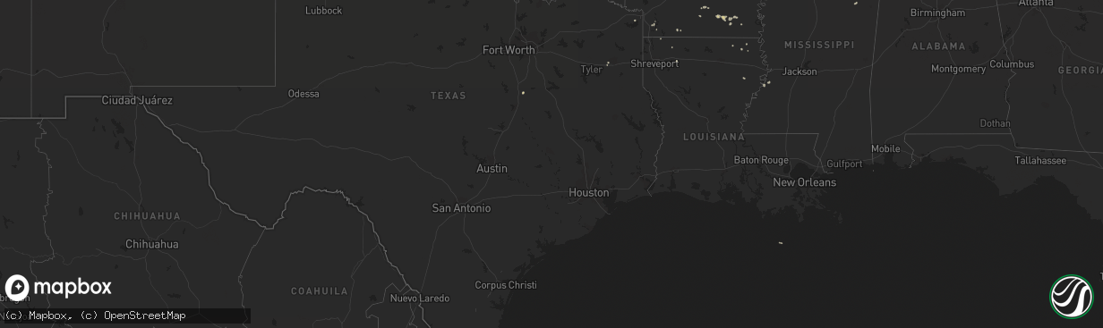 Hail map on September 6, 2022