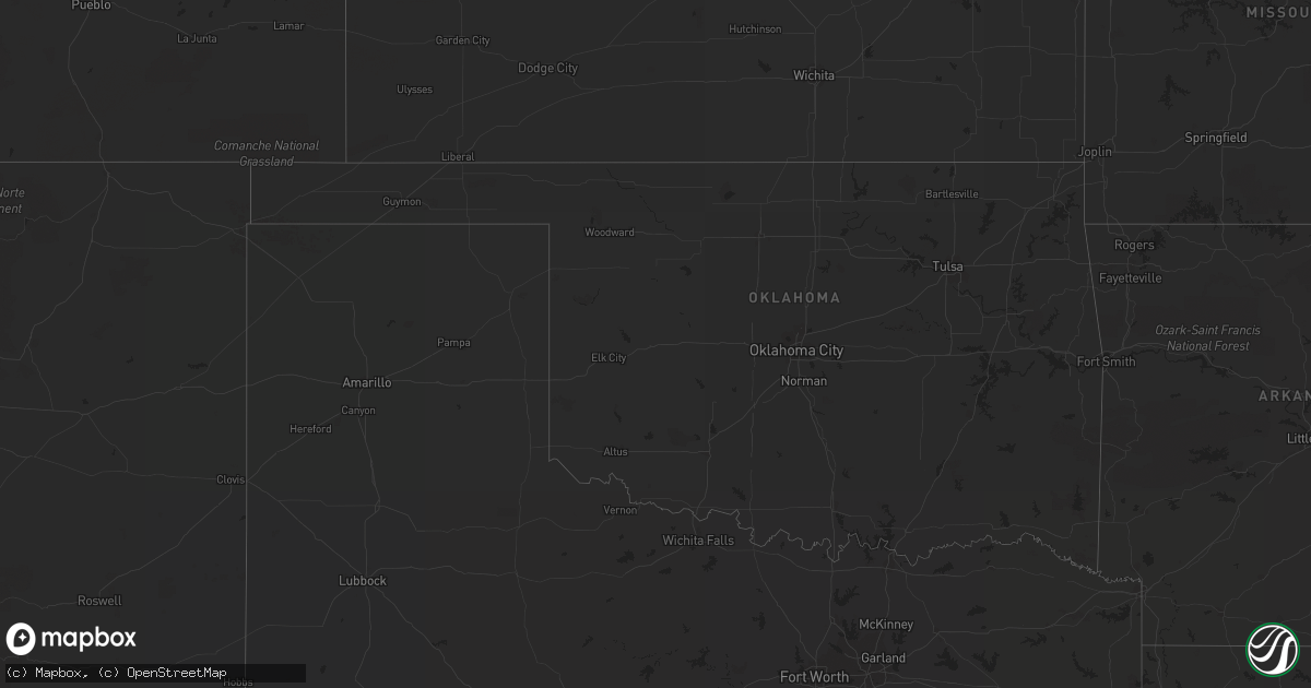 Hail map on September 7, 2013