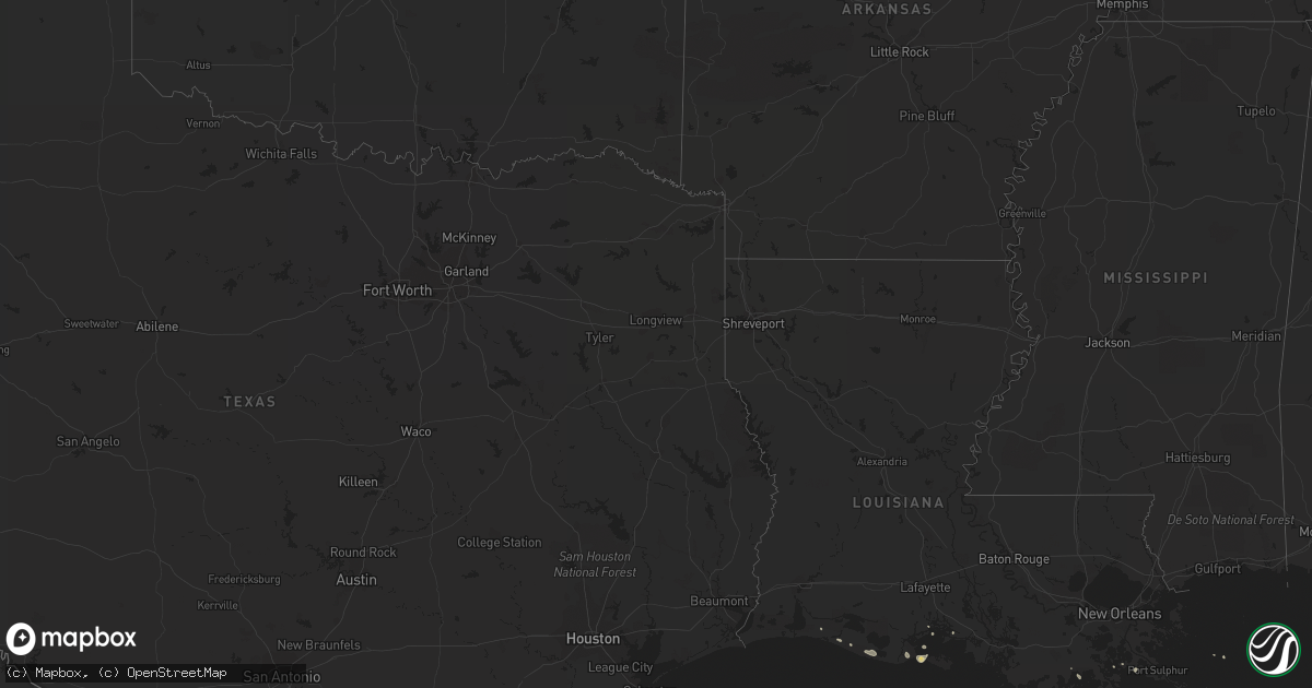 Hail map on September 8, 2012