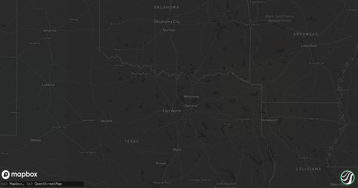 Hail map in Pennsylvania on September 9, 2011