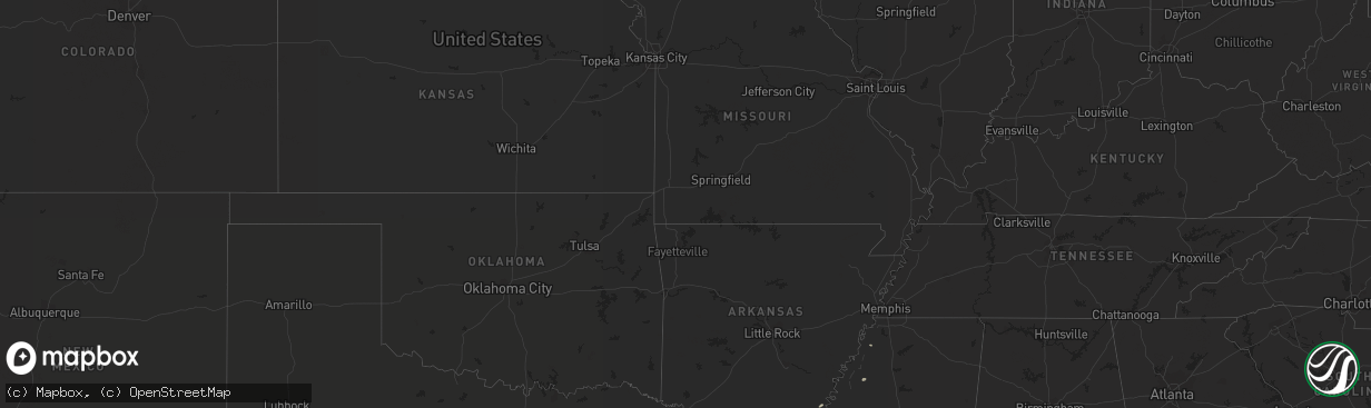 Hail map in Texas on September 9, 2022