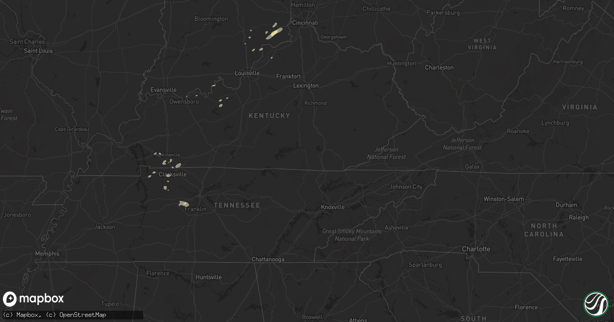 Hail map in Vermont on September 10, 2016