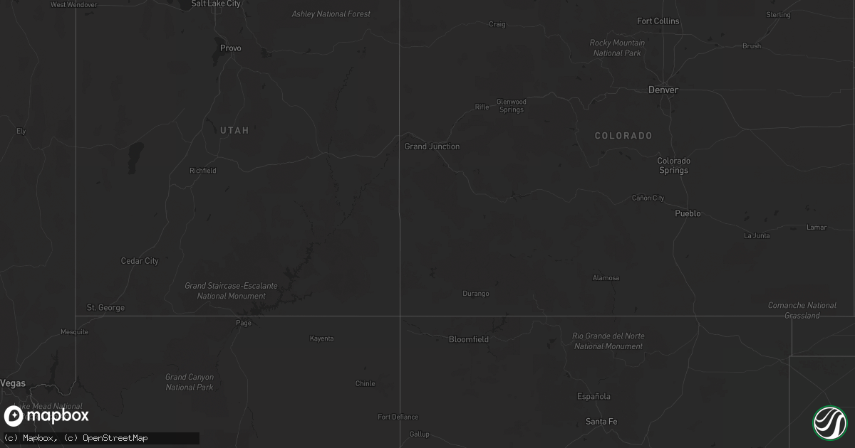 Hail map in Arizona on September 10, 2017