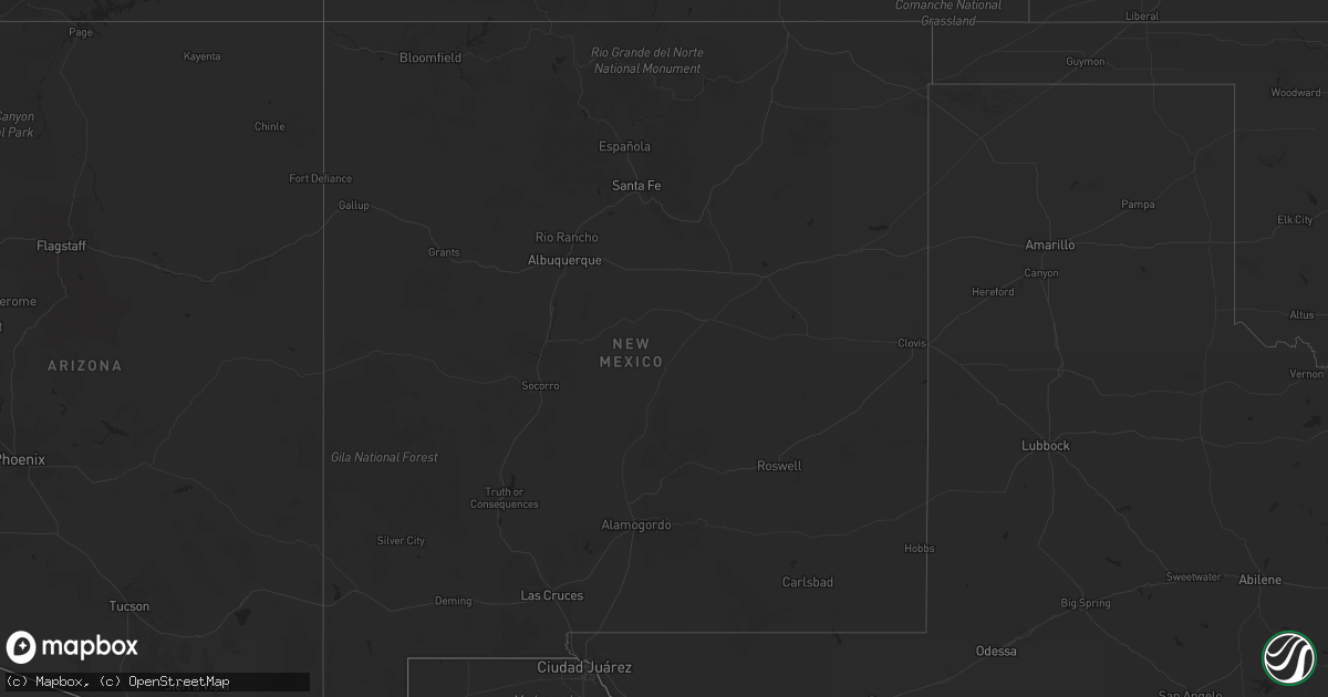 Hail map on September 11, 2012