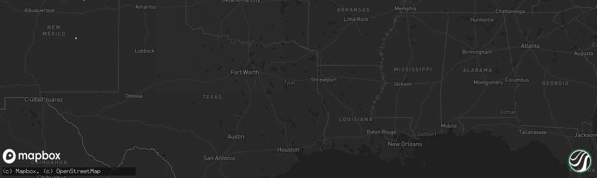 Hail map in Florida on September 12, 2015