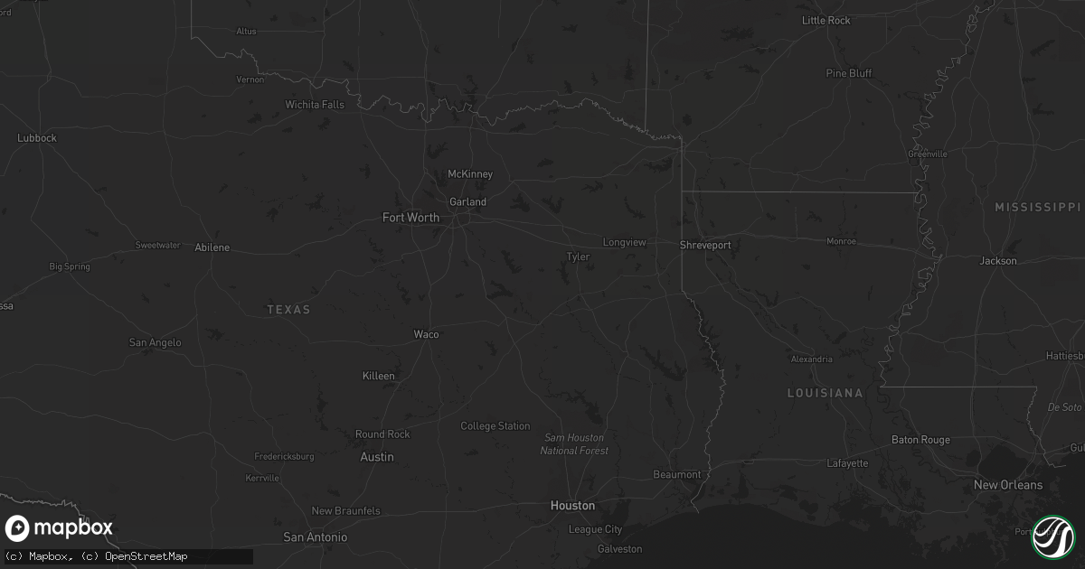 Hail map on September 12, 2015