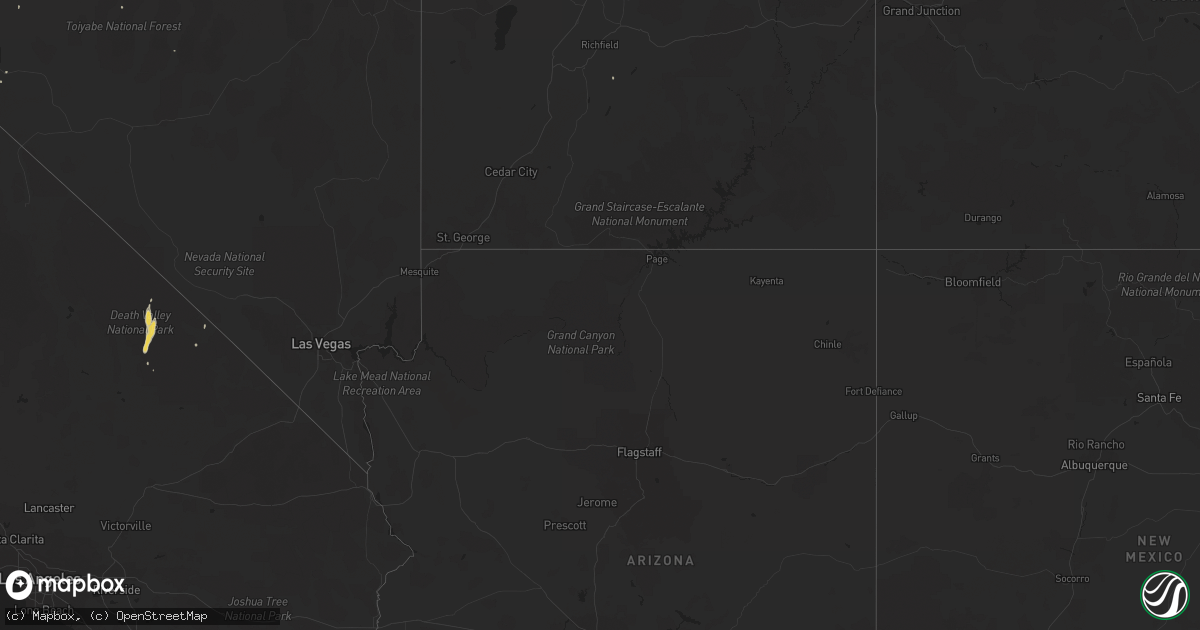 Hail map on September 12, 2017