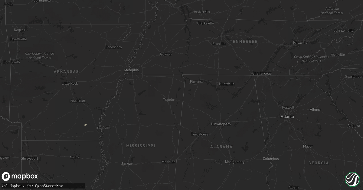 Hail map in Arkansas on September 12, 2020