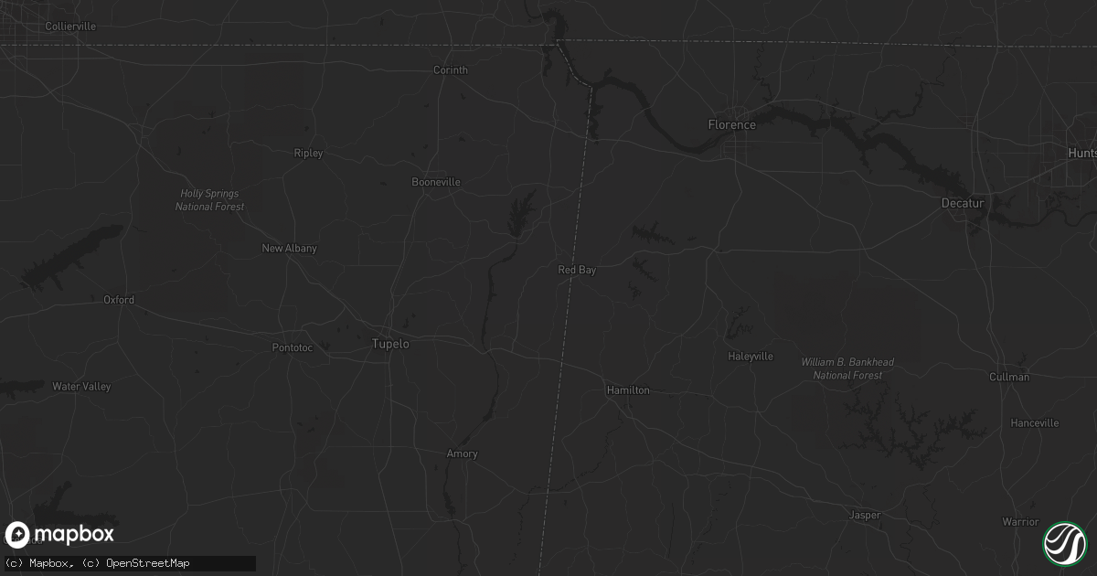 Hail map in Arlington, GA on September 12, 2020
