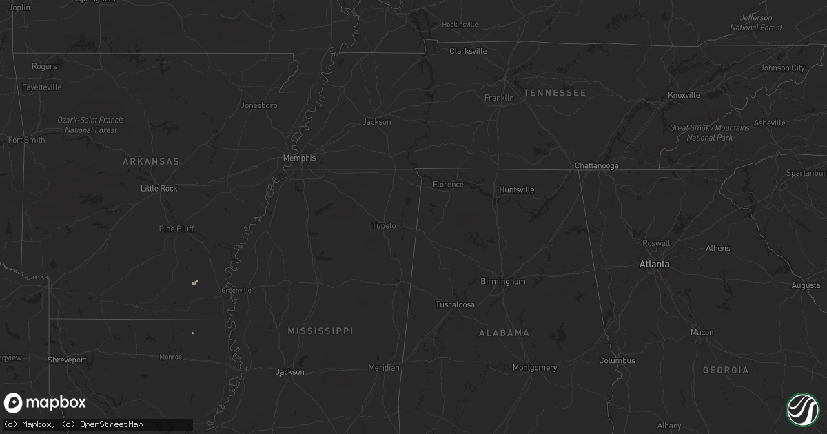 Hail map on September 12, 2020