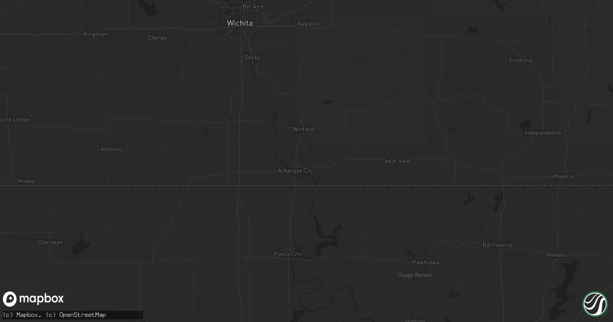 Hail map in Garrettsville, OH on September 13, 2011
