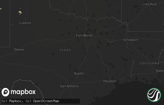 Hail map preview on 09-13-2015