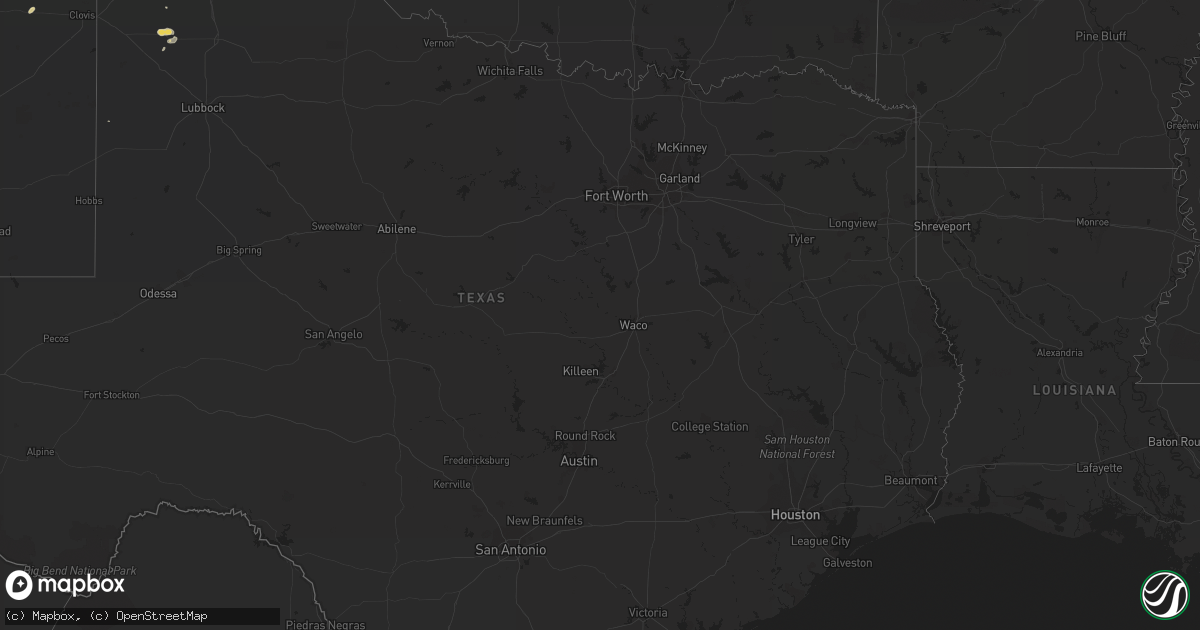 Hail map on September 13, 2015