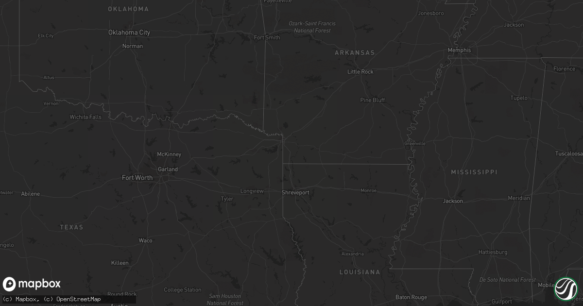 Hail map on September 15, 2011