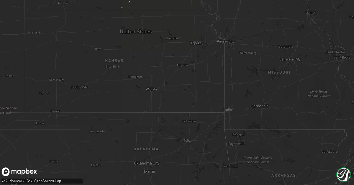 Hail map in Texas on September 15, 2015