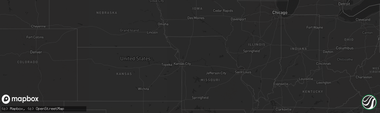 Hail map in Texas on September 15, 2018