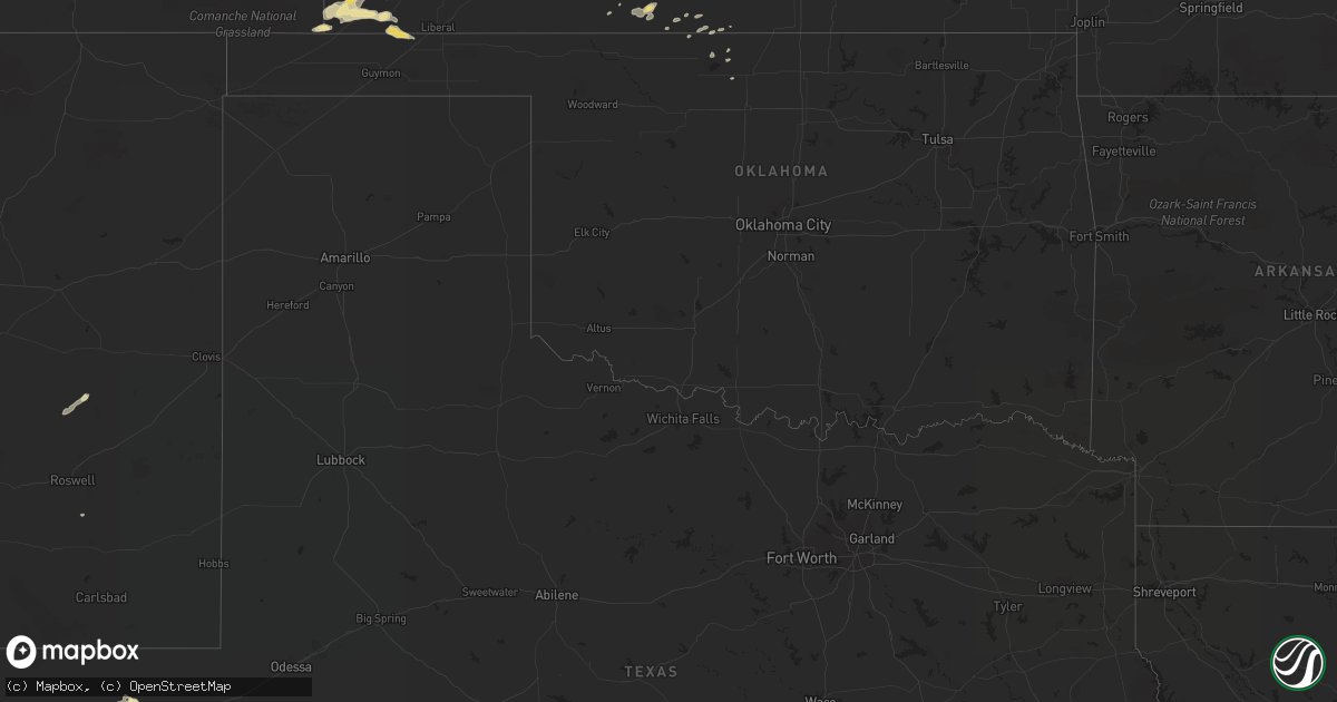 Hail map in New Mexico on September 16, 2011