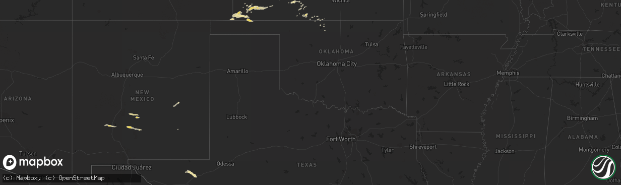 Hail map in Utah on September 16, 2011