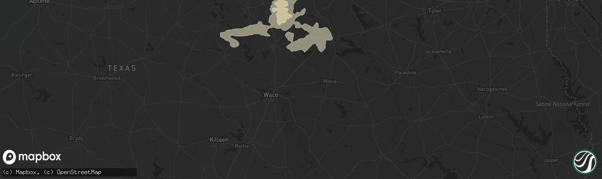 Hail map in Allen, TX on September 18, 2011