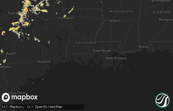 Hail map preview on 09-18-2011