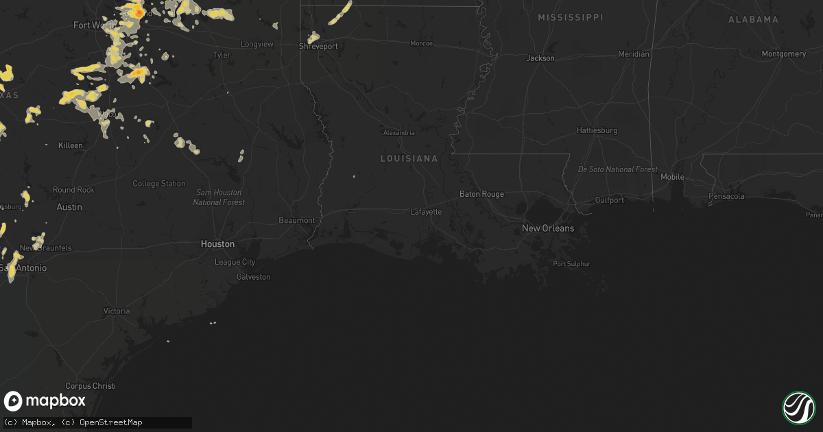 Hail map on September 18, 2011
