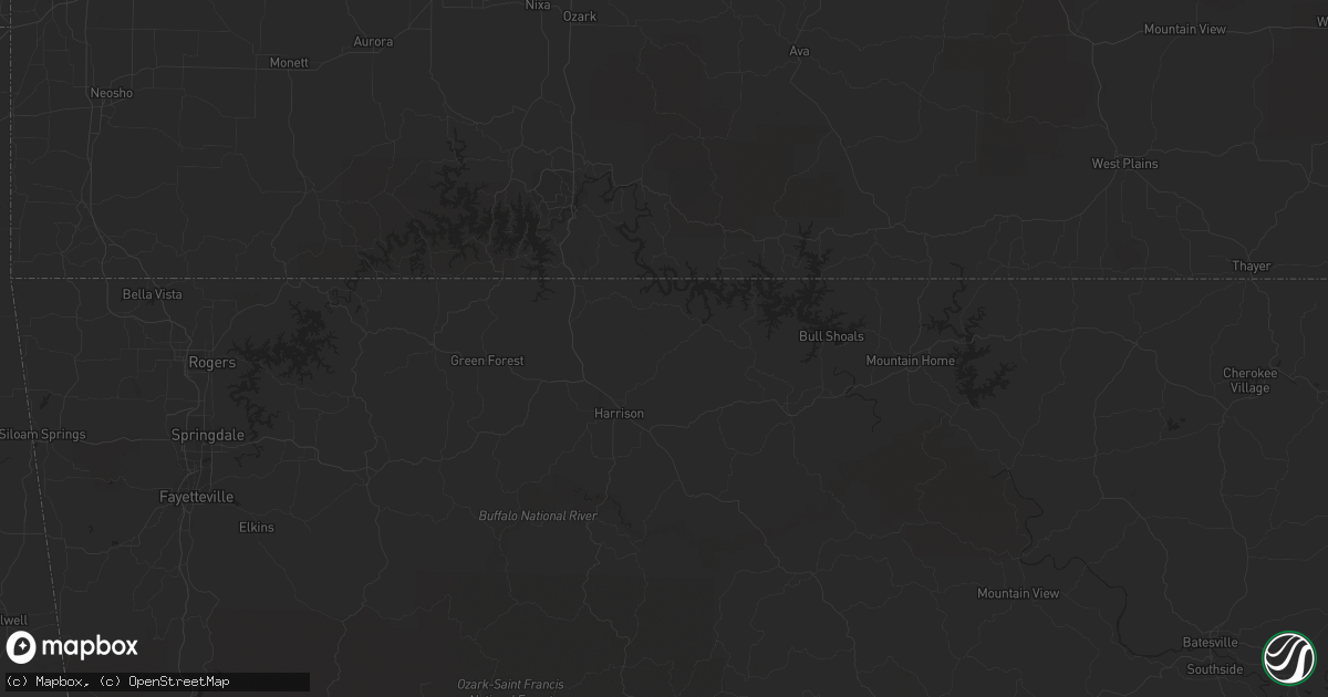 Hail map in Leakey, TX on September 18, 2021