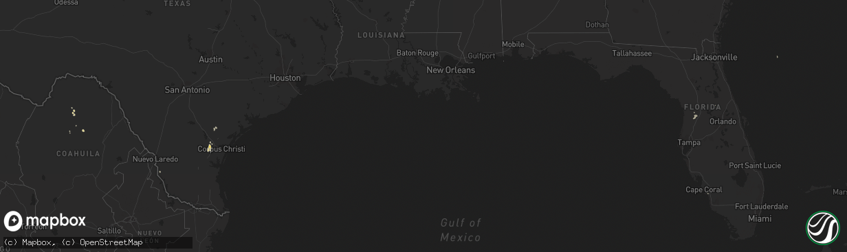 Hail map on September 19, 2011