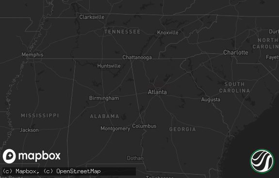 Hail map preview on 09-19-2012