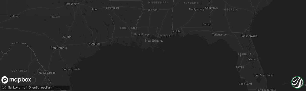 Hail map on September 19, 2015