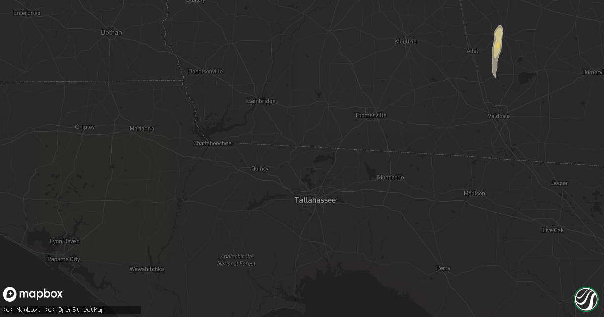 Hail map in Nashville, GA on September 20, 2011