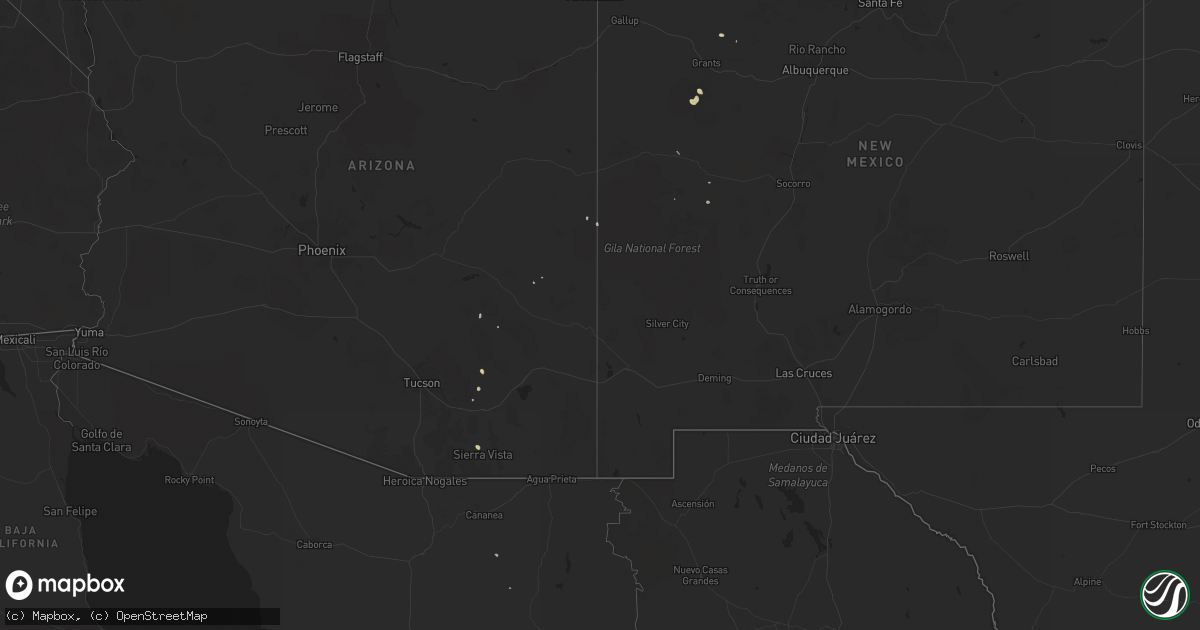 Hail map on September 20, 2013