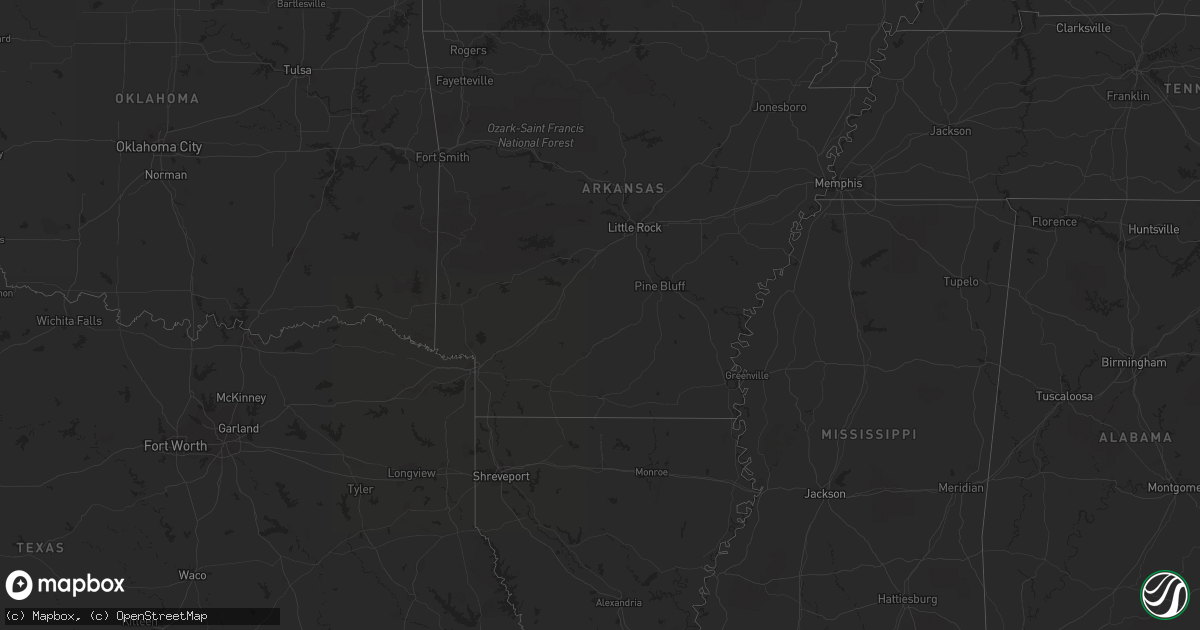 Hail map on September 20, 2016